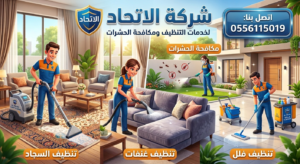 تنظيف فلل في  الحراي خورفكان 0556115019